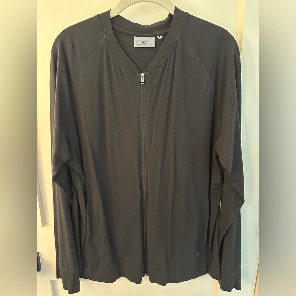 Tasc zipped cotton sweatshirt